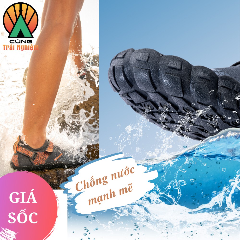 [CHÍNH HÃNG] Giày Đi Biển, Lội Nước Đế Silicone Chống Trơn Trượt Thoáng Khí Bảo Vệ Chân NatureHike NH20FS022