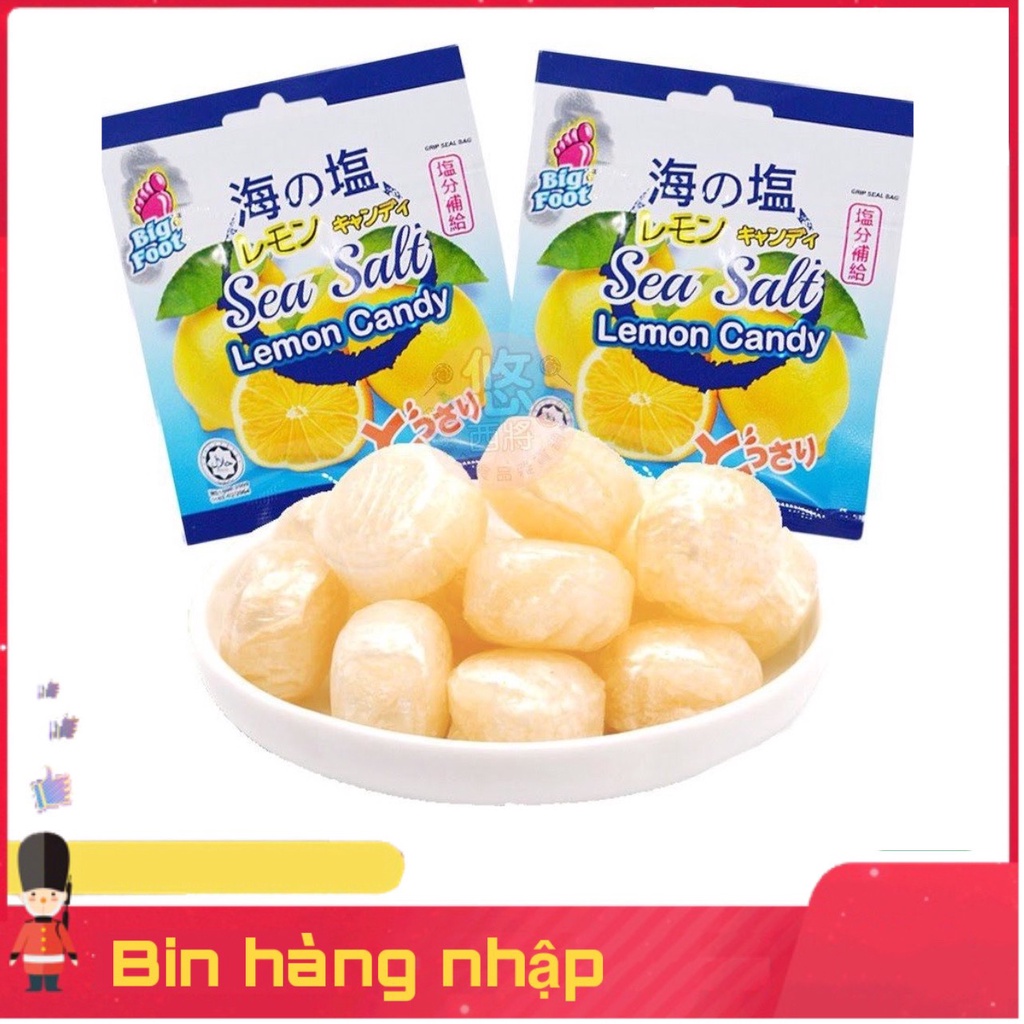 60 Viên kẹo chanh muối biển sea salt bigfoot