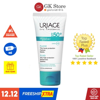 Kem Chống Nắng Cho Da Dầu Mụn- Uriage Hyseac Very High Protection Matifying Fluid SPF50+ 50ml