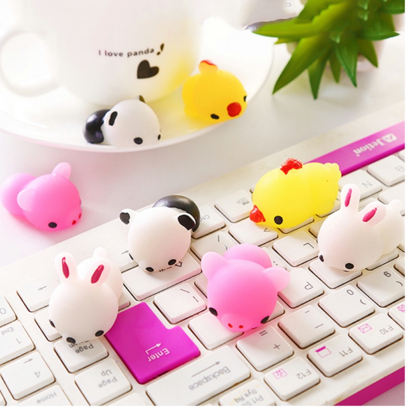 Đồ Chơi Xốp Squishy Giảm Stress Hình Động Vật Dễ Thương Cho Bé