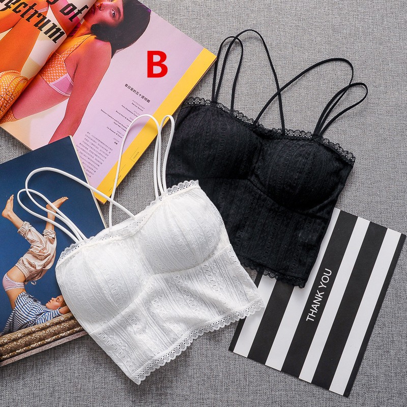 Áo Tank Top Phối Ren Hoa Thiết Kế Thoải Mái | BigBuy360 - bigbuy360.vn