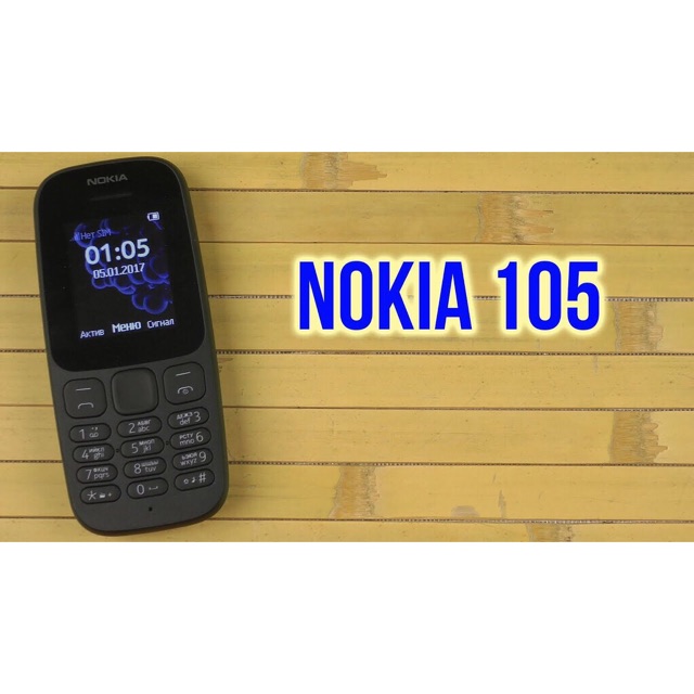 Điện thoại Nokia 105 Single Sim (1sim), Dual Sim (2sim)