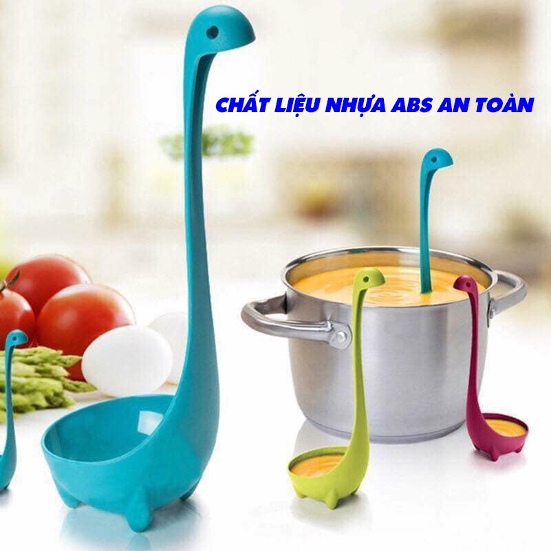 Muôi Múc Canh Hình Khủng Long - Muỗng Múc Canh Dễ Thương