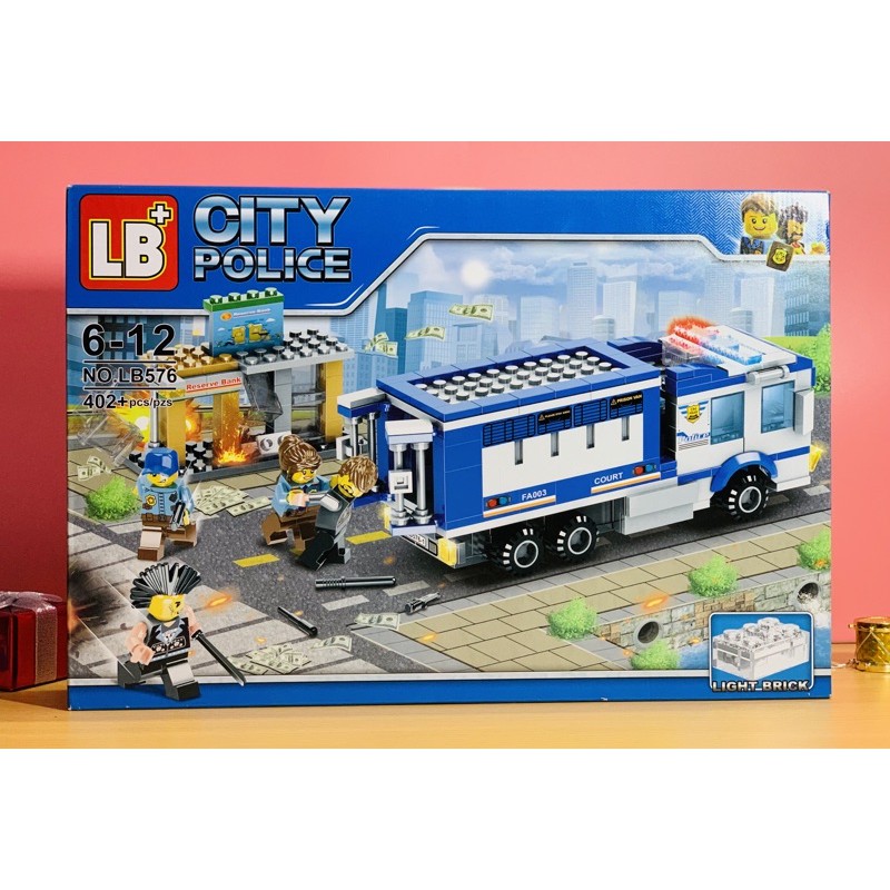 [GIÁ ƯU ĐÃI] LEGO Xếp Hình Cảnh Sát Bắt Cướp CITY POLICE LB576