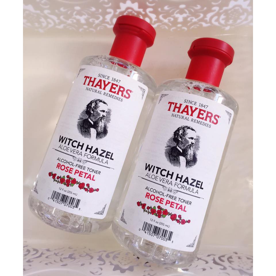 Nước hoa hồng không cồn Toner Thayers Alcohol Free Witch Hazel 355ml