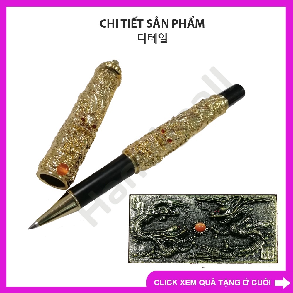 Bút kí cao cấp chính hãng JINHAO nội địa Trung Bút Ký kèm hộp gỗ thật lõi nhung cao cấp