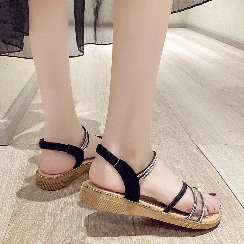 Sandal nữ đế bệt DVT hàng thiết kế cao cấp kiểu mới, phiên bản hàn quốc, tặng kèm quà