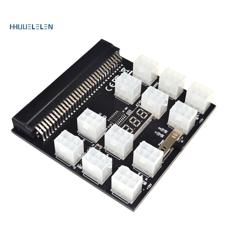 Bảng Mạch Chuyển Đổi Nguồn Điện Pci-E 12x6pin 12v