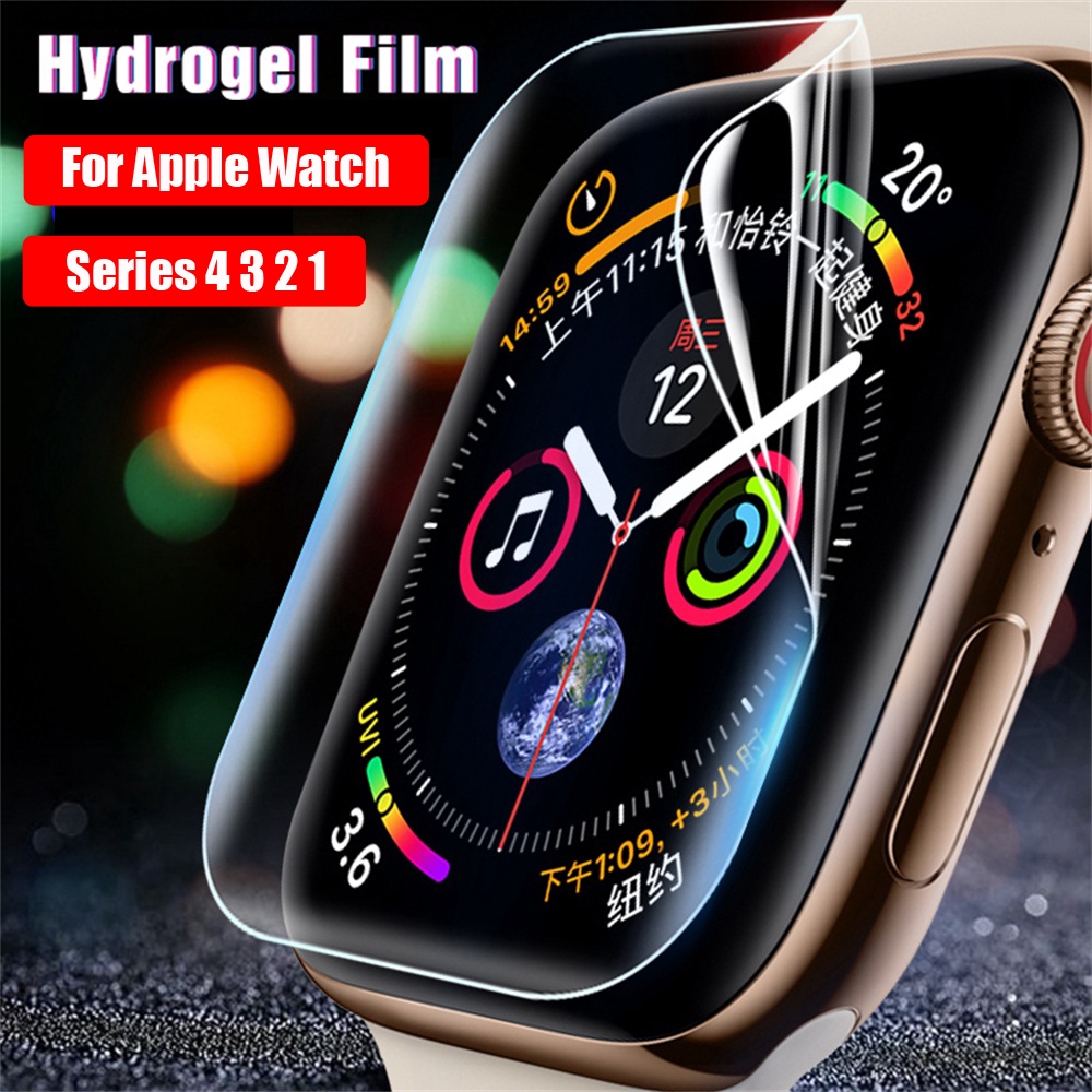 Set 2 Kính Cường Lực Bảo Vệ Màn Hình Cho Đồng Hồ Thông Minh Apple Watch 1 / 2 / 3 / 4 5