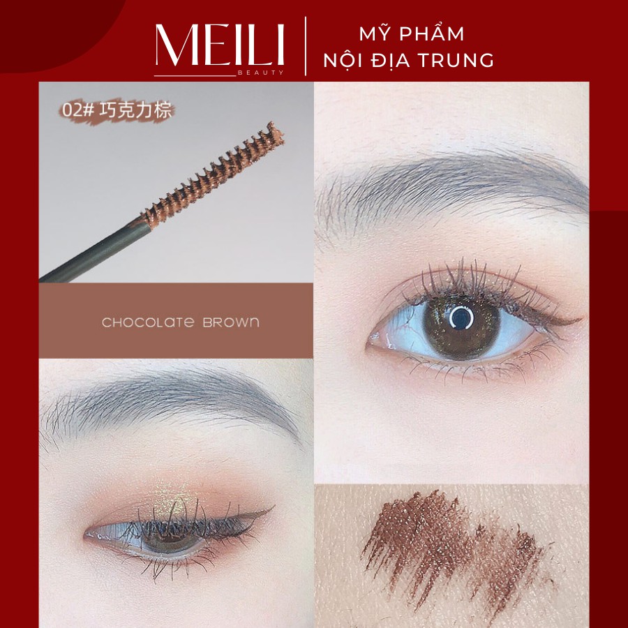 Mascara Maxfine Làm Dài Và Cong Mi Tự Nhiên Chống Nhòe Chống Nước Cho Người Mới Trang Điểm - Meili Beauty