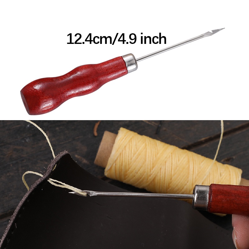 Bộ Dụng Cụ May Vá Đồ Da Thủ Công Kèm Kéo Cắt Chỉ Sáp Và 15 Cây Kéo