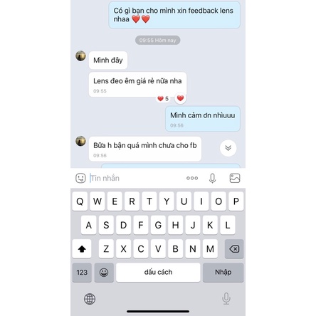 Lens Thái nâu/xám tây size giãn nhỏ 0 độ