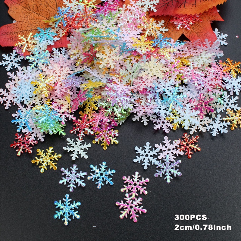 200/300 bông tuyết giả dùng trang trí Giáng Sinh
