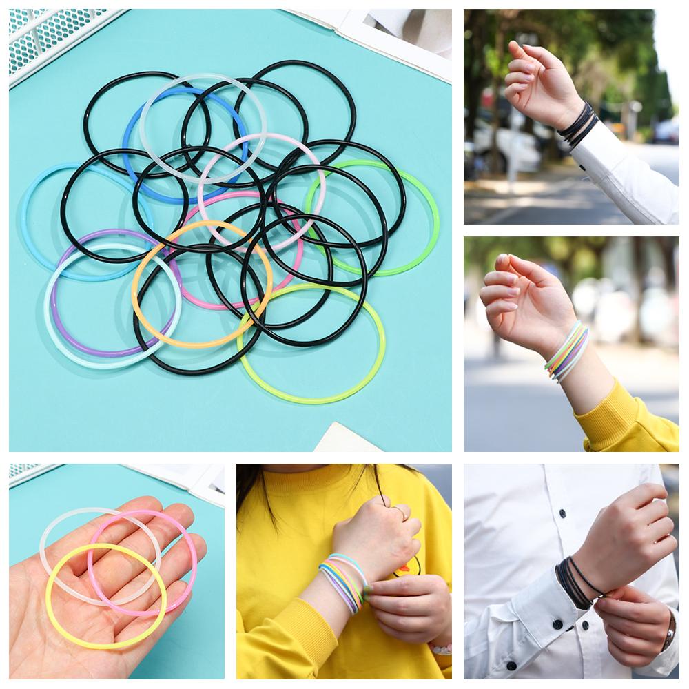 Vòng Tay Silicone Nhiều Màu Thời Trang Cho Nam Và Nữ