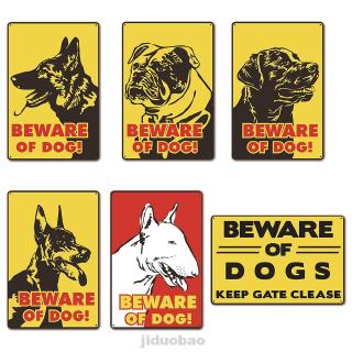 Bảng cảnh báo chó dữ bằng kim loại tiện dụng