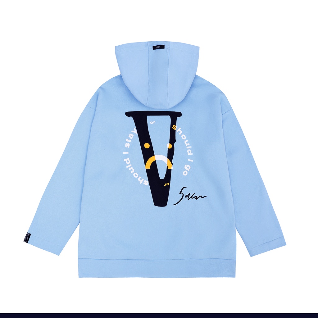 Áo Hoodie Baby Blue của 5AM