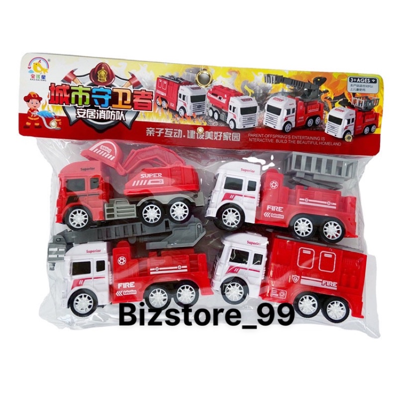 Bộ đồ chơi ô tô mô hình các loại xe xây dựng: máy xúc, xe tải, cần cẩu, cho trẻ em, đồ chơi cho bé thoả sức sáng tạo