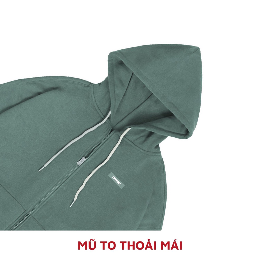 Áo hoodie zip local brand chính hãng ONTOP nhiều màu - Basic Hoodie O18-HD1