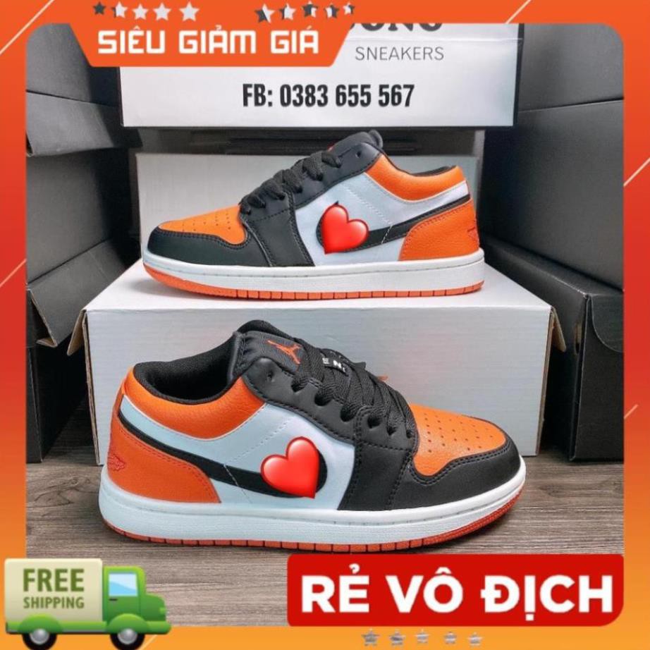 [ 2 ] Giày sneaker nữ 𝗷𝗼𝗿𝗱𝗮𝗻 1 cổ thấp,  jd1 thấp cổ bản đẹp, giày 𝗷𝗼𝗿𝗱𝗮𝗻 1 thấp cổ hàng chuẩn hot nhất 2021