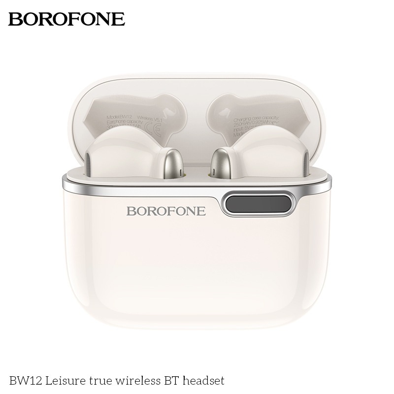 Tai nghe Bluetooth TWS Borofone BW12 V5.1 - Chống ồn, Chống nước IPX5, Pin 4H  - Nhất Tín Computer