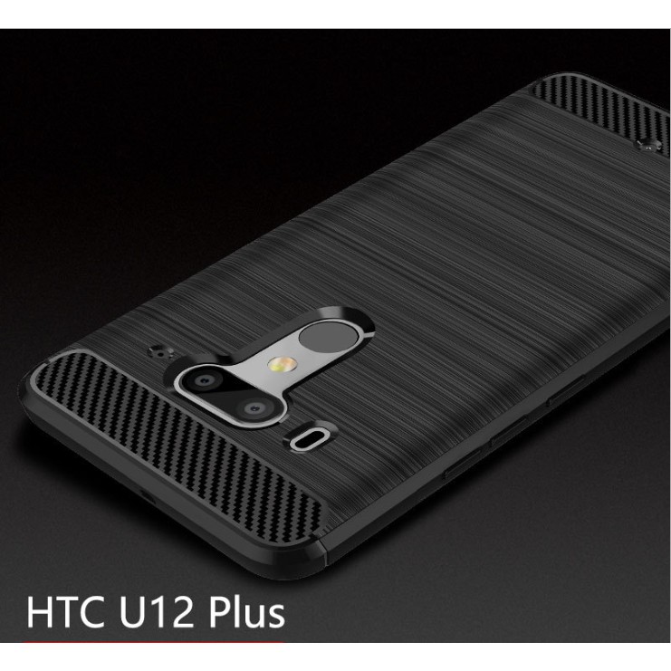 Ốp Lưng Htc U12 Plus Chống Sốc Dẻo Màu Xám