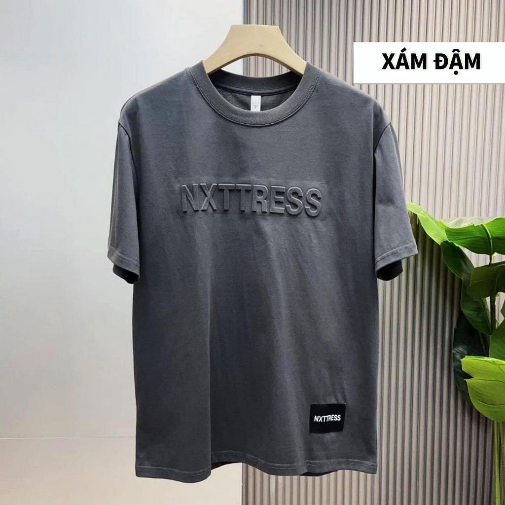 Áo thun nam vân nổi, chất thun mát mẻ,mặc hè,đi chơi,du lịch, thể thao vô tư