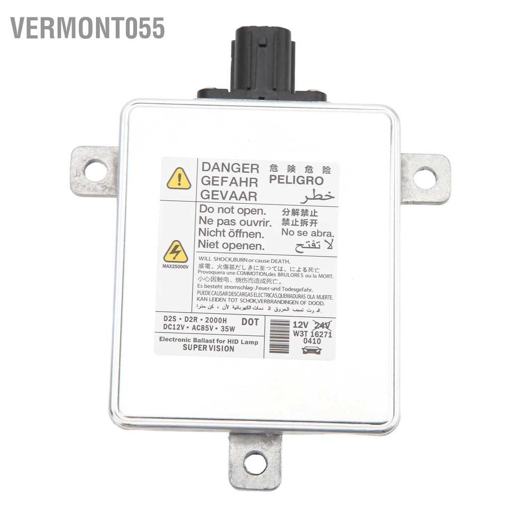 Vermont055 Ballast đèn pha Xenon HID với bộ đánh lửa D2S Bóng chống nước IP68 W3T19371 Thay thế cho Acura TSX MDX RDX ILX TL TLS