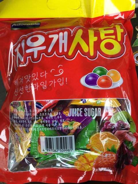 Kẹo bi hoa quả Hàn Quốc 360gr