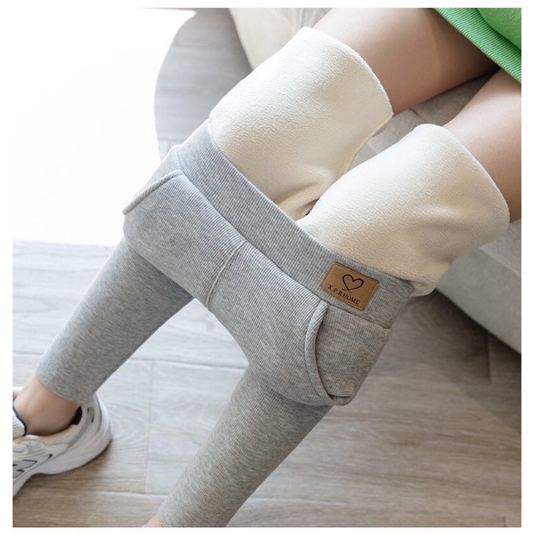 Quần Legging Tăm Lót Lông Siêu Ấm Cạp Tim | BigBuy360 - bigbuy360.vn