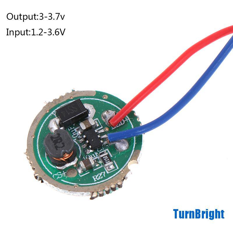 1 Bộ Điều Khiển Đèn Pin Led 3w 17mm / 20mm Dc3.7V 1 Chế Độ 5 Chế Độ