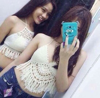 Bikini tua rua dài che bụng 