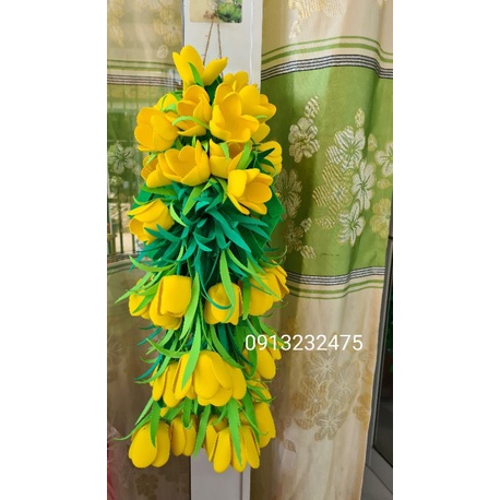 Lẵng hoa tulip