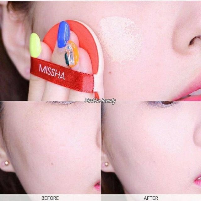 [Free Ship]Phấn Nước,Phấn Nước Missha Đỏ Velvet Finish Cushion SPF50 PA+++ Kiềm Dầu,Che Khuyết Điểm,Lì Mịn-mpkimngan