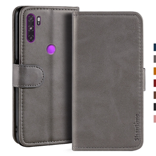 Bao da điện thoại vsmart active 3 nắp lật từ tính tpu mềm có ngăn đựng thẻ tiền và tiền mặt cho vsmart active 3