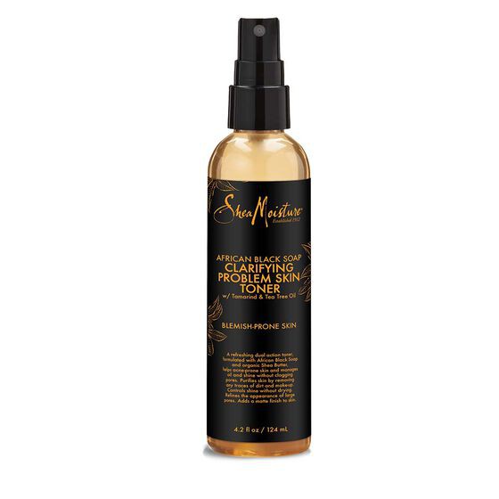 SheaMoisture Toner cho da có vấn đề - Nước hoa hồng có vấn đề về xà phòng đen Châu Phi