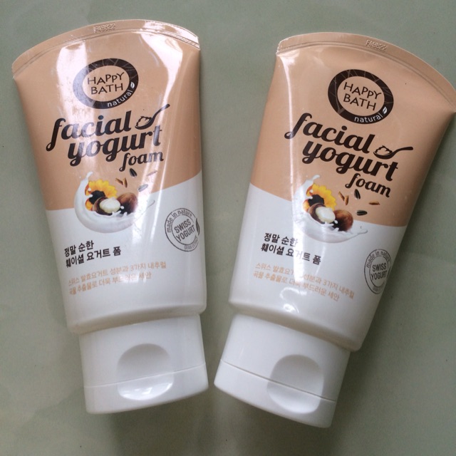 Sữa rửa mặt sữa chua HAPPY BATH Facial Yogurt Foam | Shopee Việt Nam