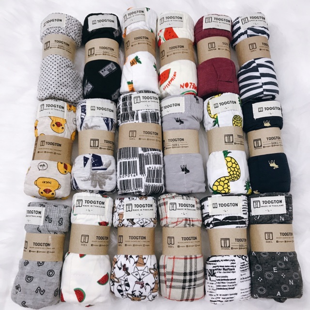 Quần boxer Thái nam nữ họa tiết dễ thương ảnh thật 100% | BigBuy360 - bigbuy360.vn