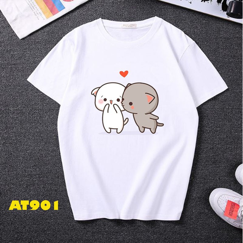 Áo đôi nam nữ tình yêu bạn thân đẹp unisex KING SPORT Áo cặp nam nữ gia đình cao cấp thoáng mát form rộng !