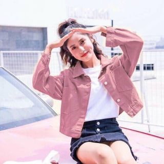 Áo khoác kaki lửng/ hàng có sẵn/ có ảnh thật