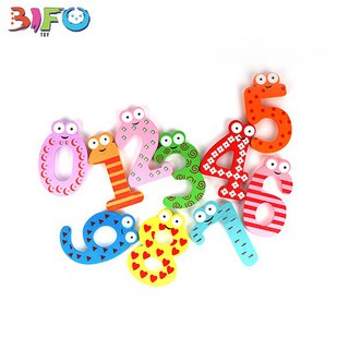 Bộ 10 chữ số từ 0 đến 9 có nam châm cho bé vui học