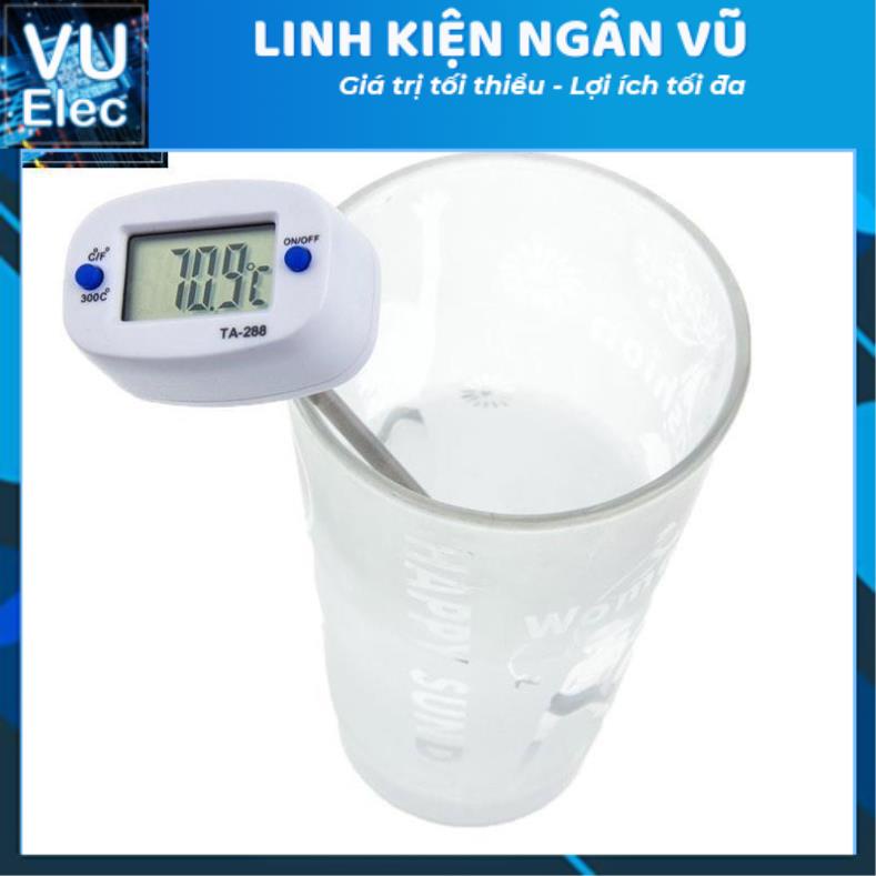 Nhiệt kế nhà bếp đo nhiệt độ thức ăn điện tử TA288 đọc tức thì dùng cho dầu/ sữa/ cà phê/ nước