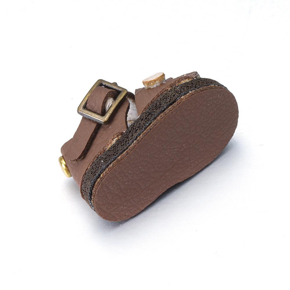 Giày Búp Bê Da Bò 4 Màu Dễ Thương Cho Búp Bê 1 / 11 OB11