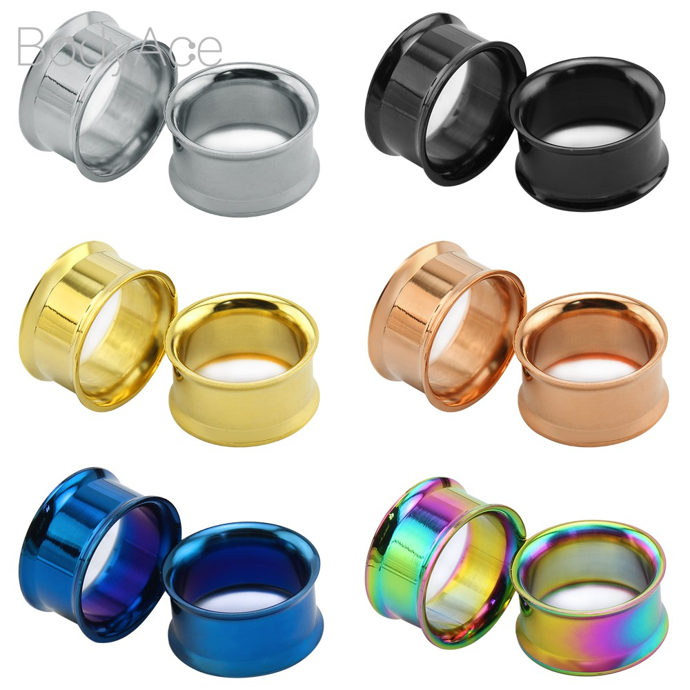 Khuyên Nong Tai Bằng Thép Không Gỉ Màu Đen 3-28mm #11423083105