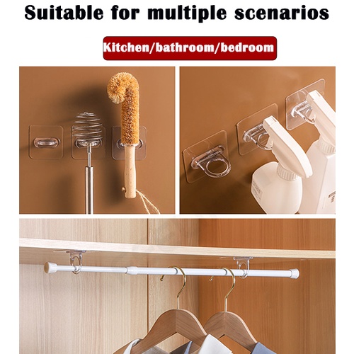 Kích Thước Lớn 7 * 7cmMóc Treo Chai Lọ Trong Suốt Có Giác Hút Gắn Tường Chắc Chắn