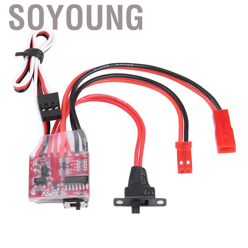 Bộ Điều Tốc Esc Không Chổi Than 30a Cho Mô Hình Khiển Từ Xa 1: 10