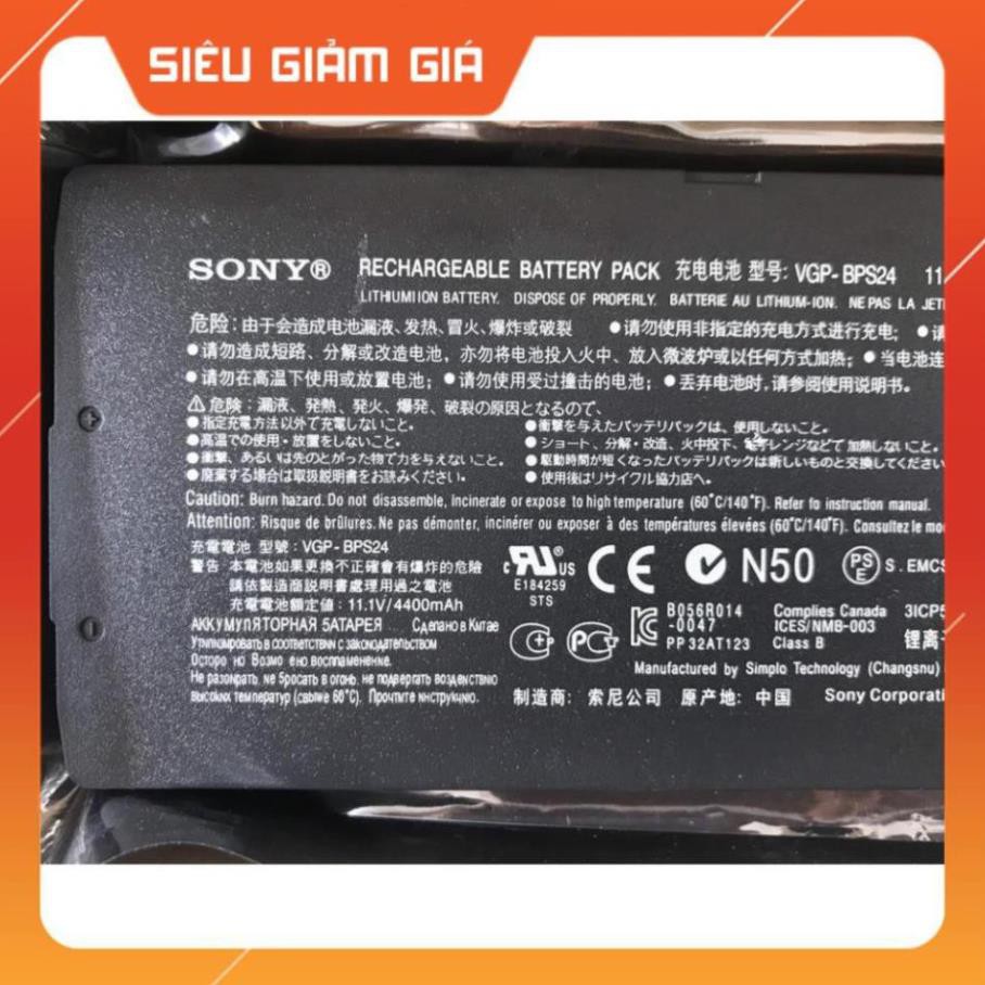 ⚡️[Pin zin] Pin 49Wh Sony VPC SA SB SC SD SE VGP-BPS24 Battery