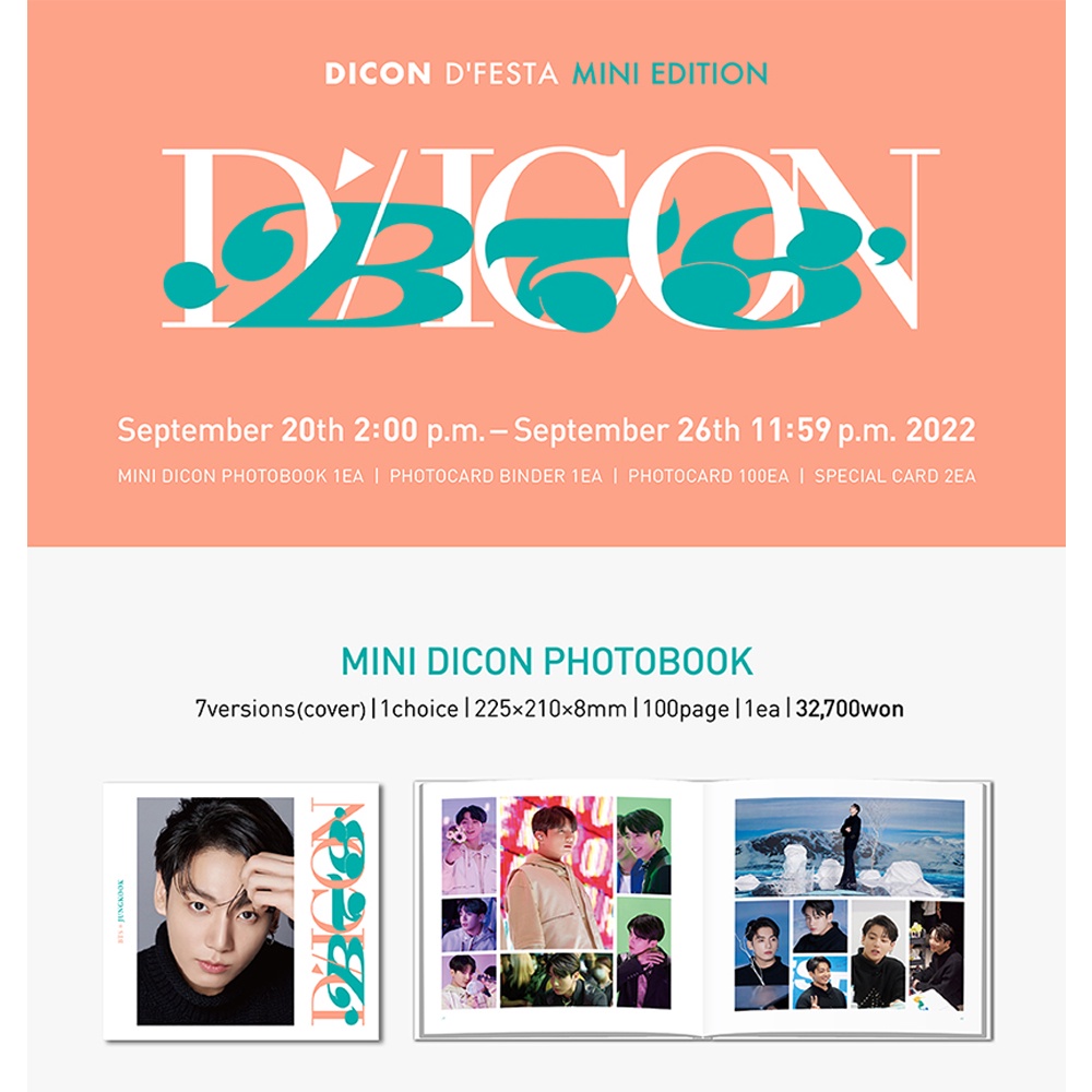 Sách ảnh BTS - Dicon D'Festa Mini Edition