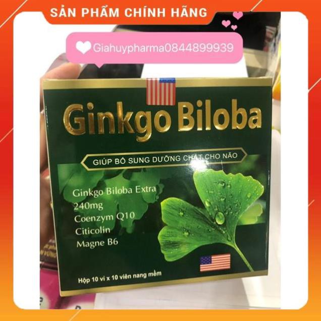 Ginkgo Biloba 240mg bổ sung dưỡng chất cho não
