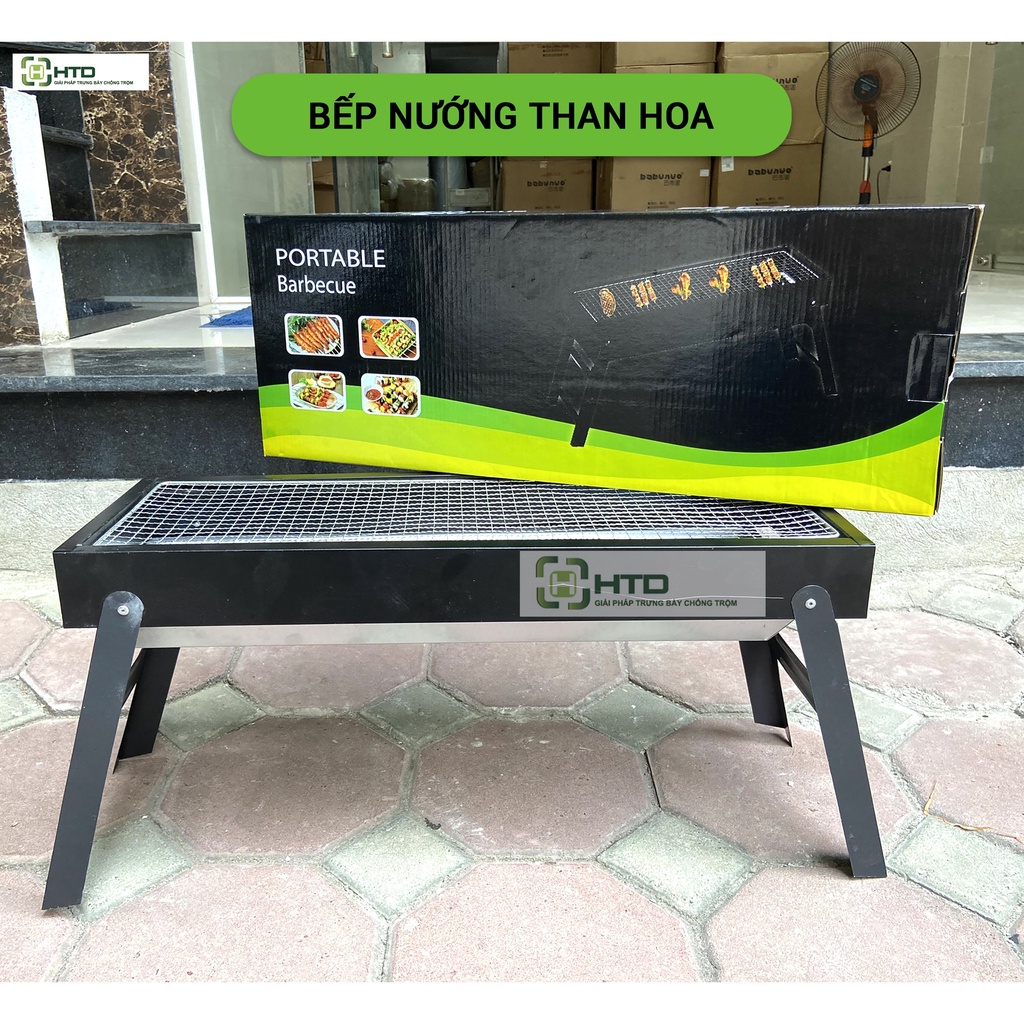 Bếp nướng dã ngoại cắm trại ngoài trời cao cấp | Bếp nướng than hoa BBQ ngoài trời cao cấp giá rẻ