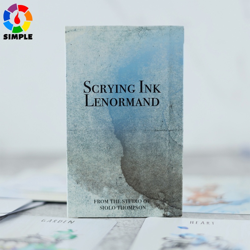 Scrying Ink Lenormand Deck Oracle Bộ Thẻ Trò Chơi Oracle Vui Nhộn